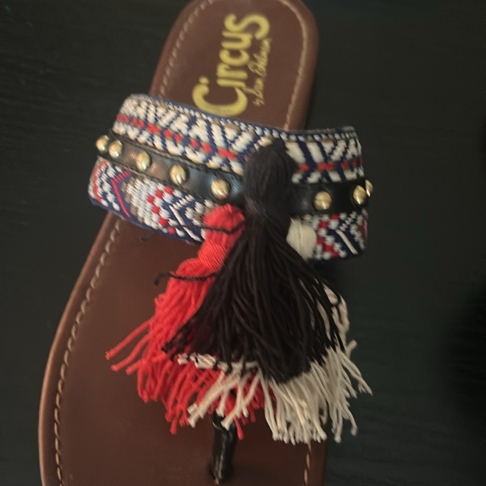 Circus by Sam Edelman Colorful Tassel Sandals - Picture 2 of 12